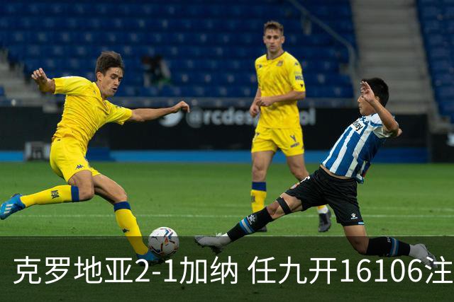 克罗地亚2-1加纳 任九开16106注914元